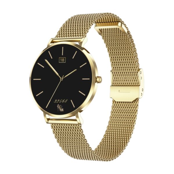 T8 Ultra Smart Watch 1.19 inch AMOLED Screen 6.95mm Thin Stainless Steel Case BT Call Function Slim Smartwatch For Women